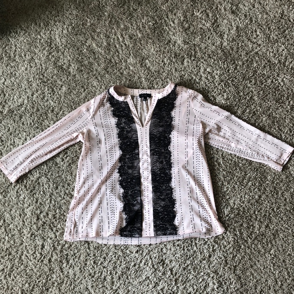 Pink and Black The Limited Blouse!